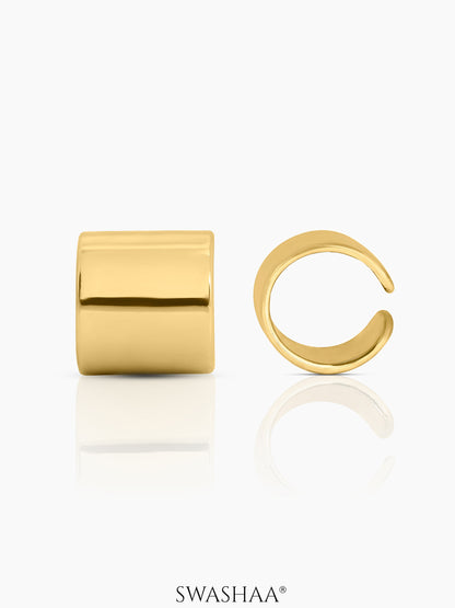 Arven Bold 18K Gold Plated Ear Cuffs