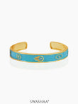 Aston 18K Gold Plated Cuff Bracelet