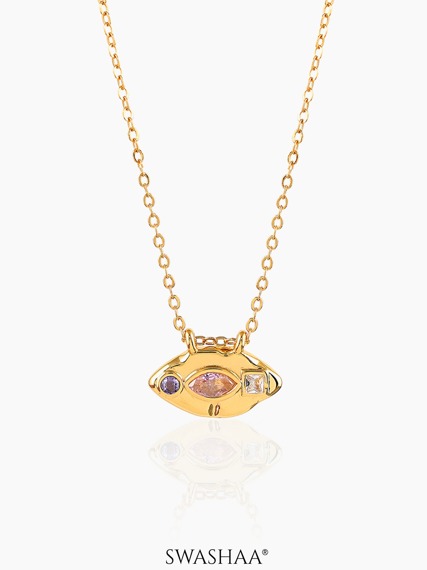 Astra Eye 18K Gold Plated Necklace
