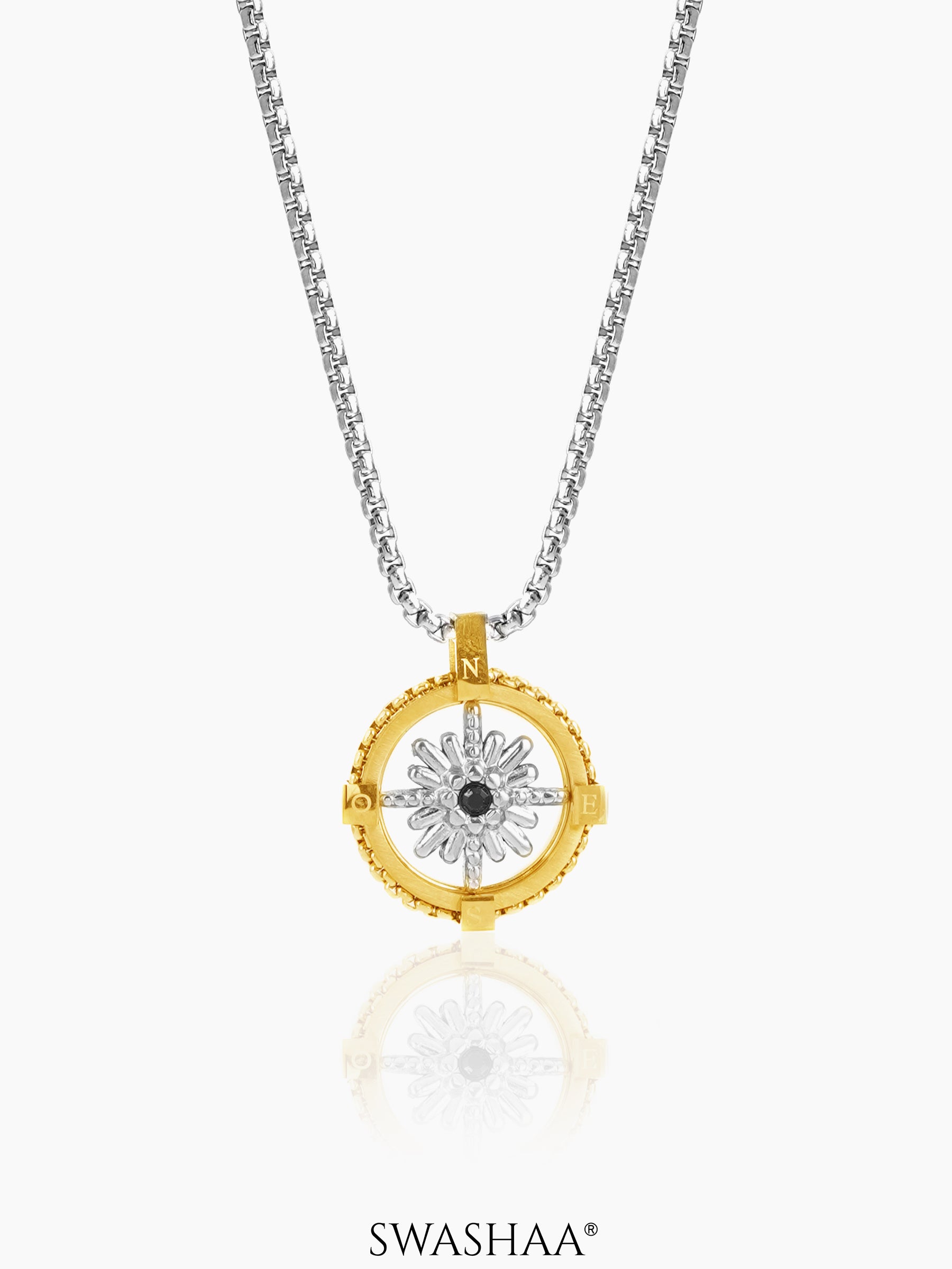 Atlas Circuit Men's Chain Pendant