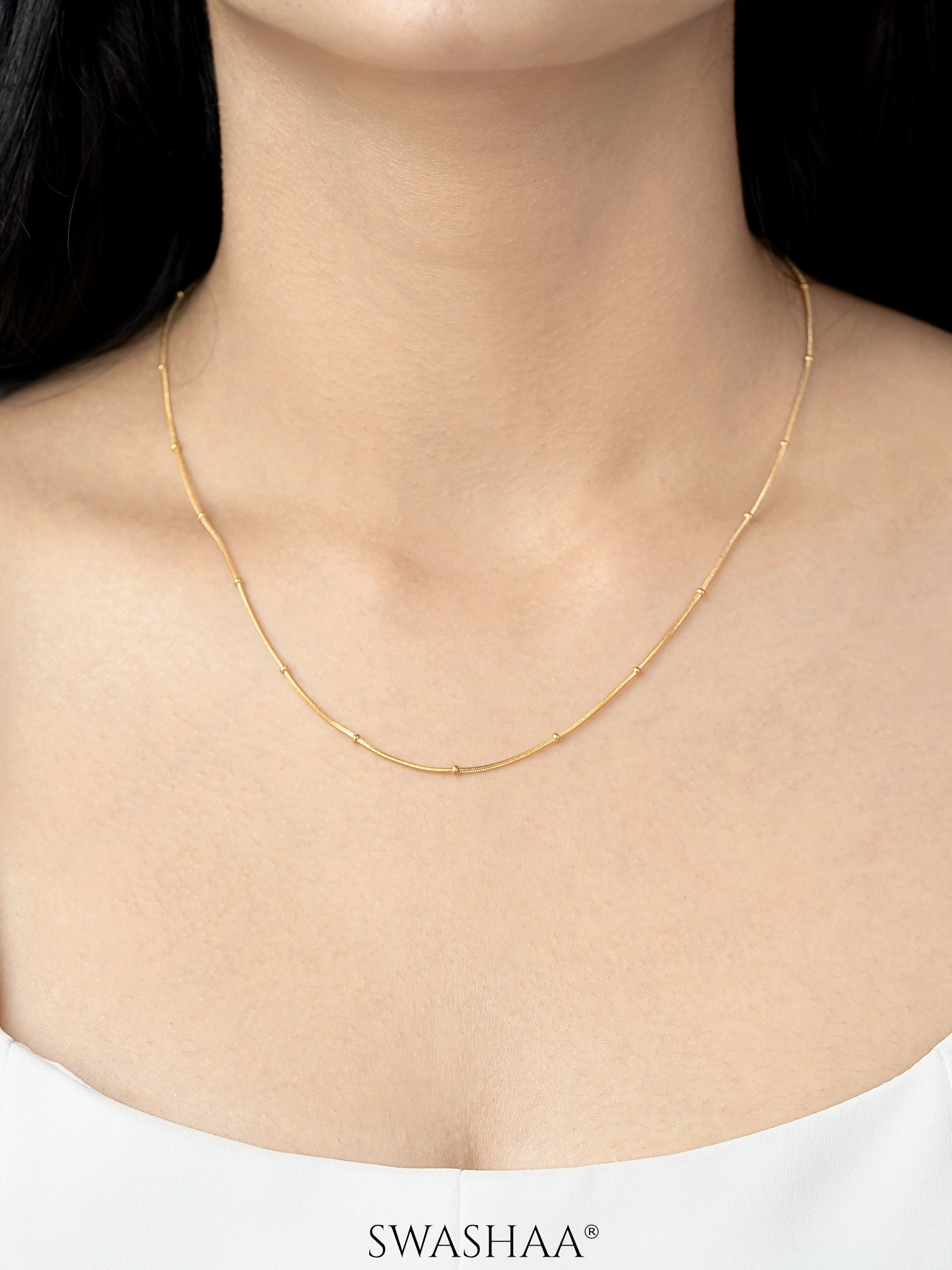 Aulus 18K Gold Plated women's chain