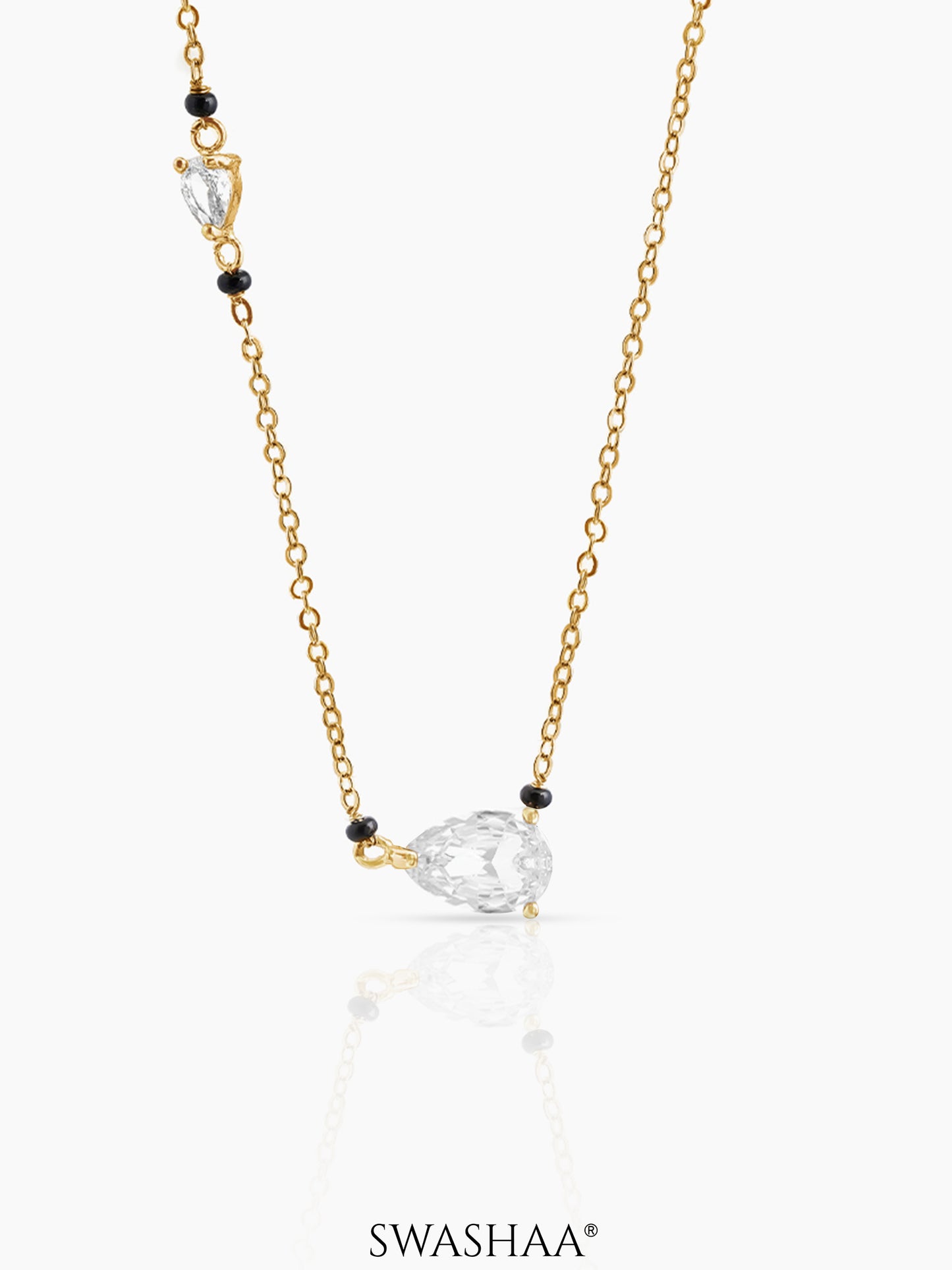 Avanti Pear Solitaire Diamond Mangalsutra