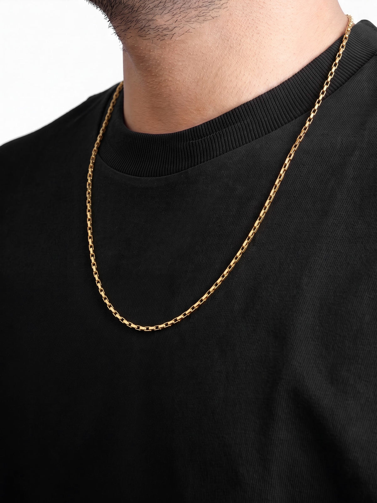 Averett Link 18K Gold Plated Men's Chains