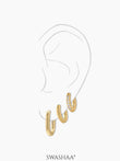 Ayra Women's Hoop Earrings Set