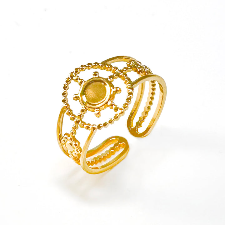 Aza 18K Gold Plated Ring