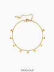 Bambi Butterfly 18K Gold Plated Women's Anklet