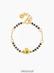 Bee Butterfly Bliss Charm 18K Gold Plated Kid's Nazariya Loose Bracelet