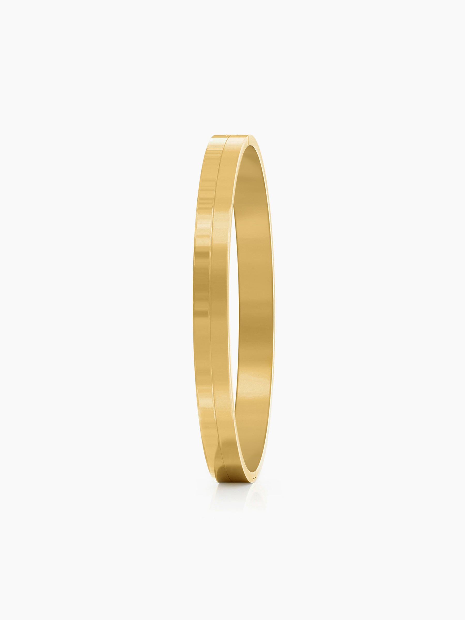 Benjomia 18K Gold Plated Men's Kada - Swashaa