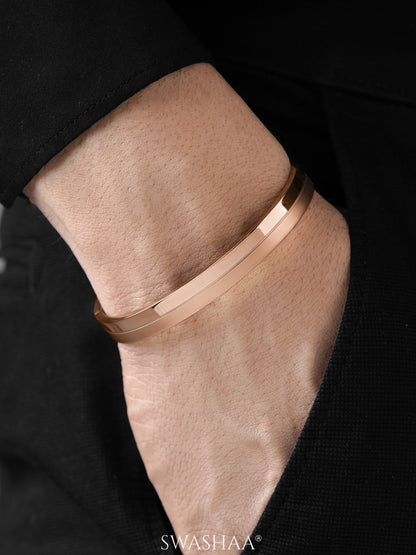 Benjomia Rosegold Plated Men's Kada