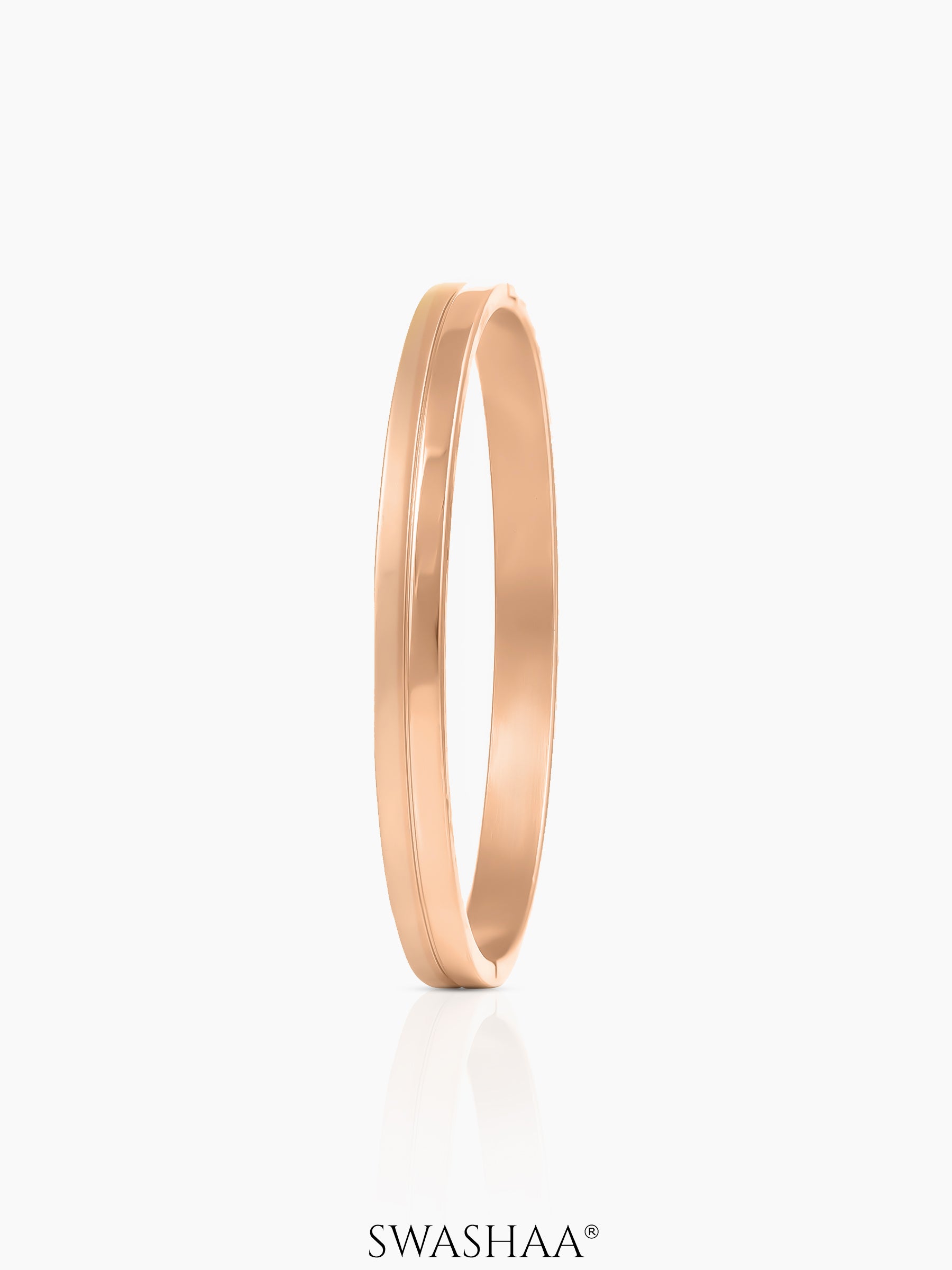 Benjomia Dual Finish Rosegold Plated Bracelet