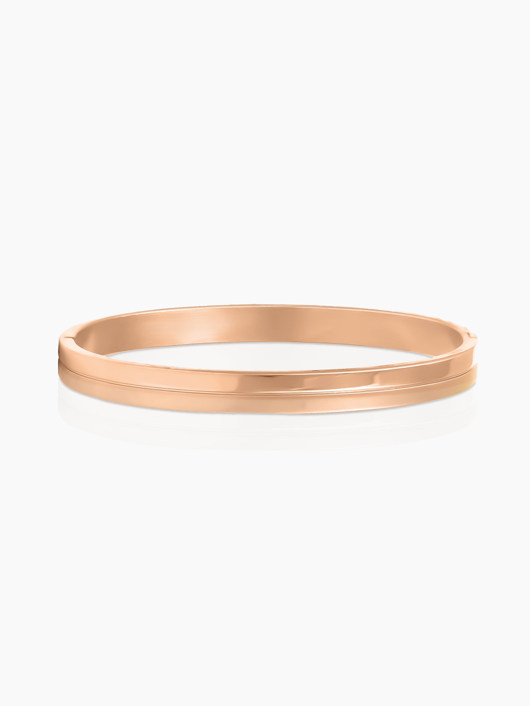 Benjomia Dual Finish Rosegold Plated Bracelet