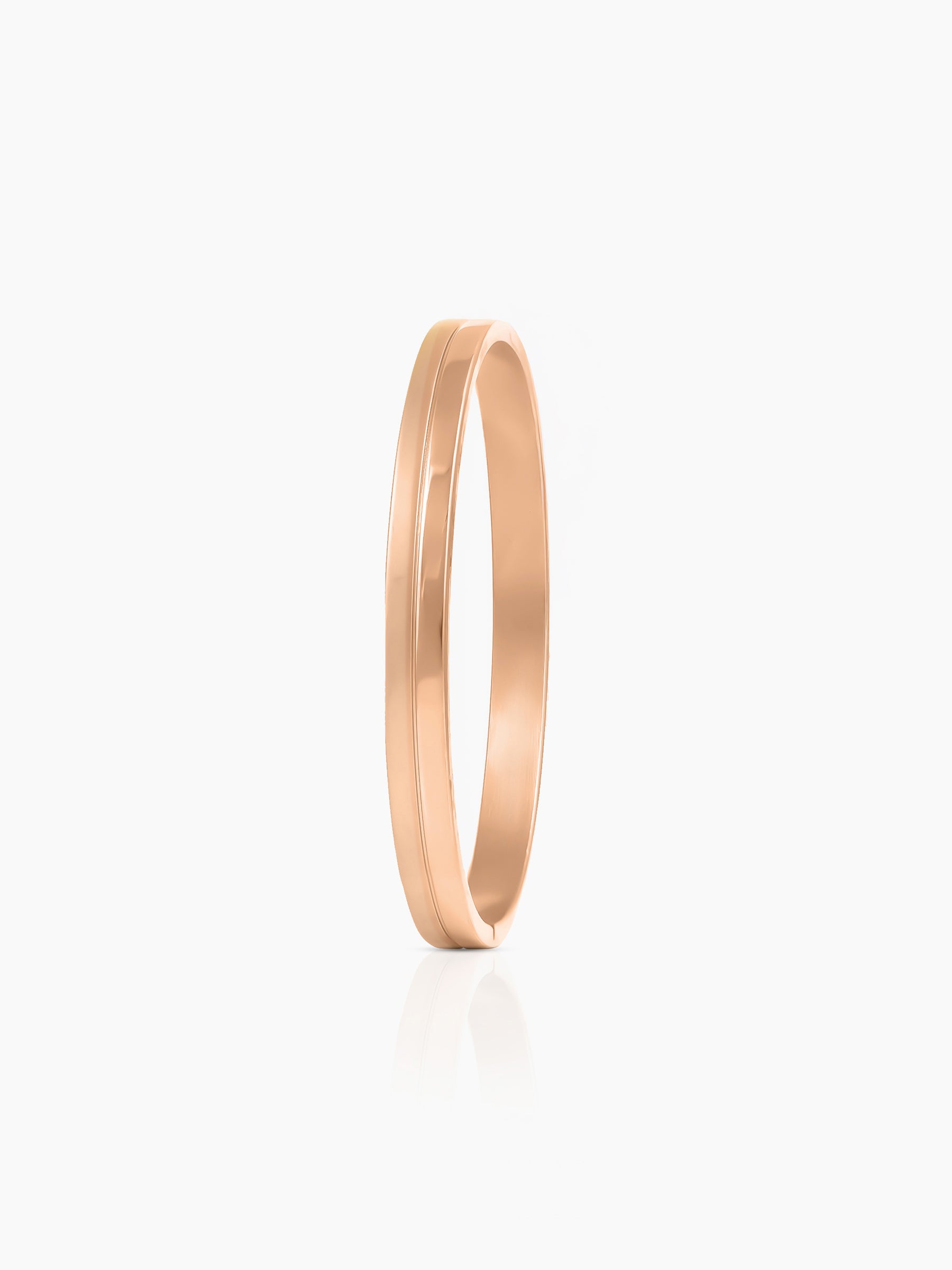 Benjomia Dual Finish Rosegold Plated Bracelet