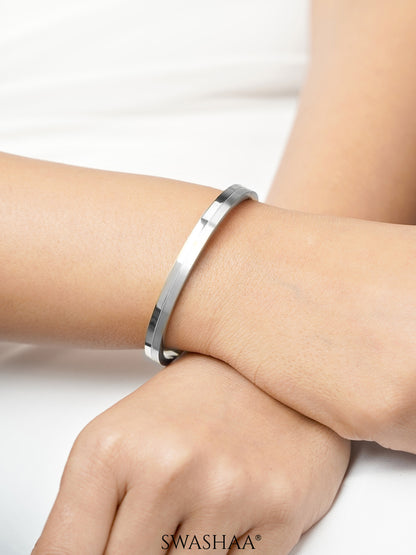 Benjomia Finish Tone Silver Bracelet