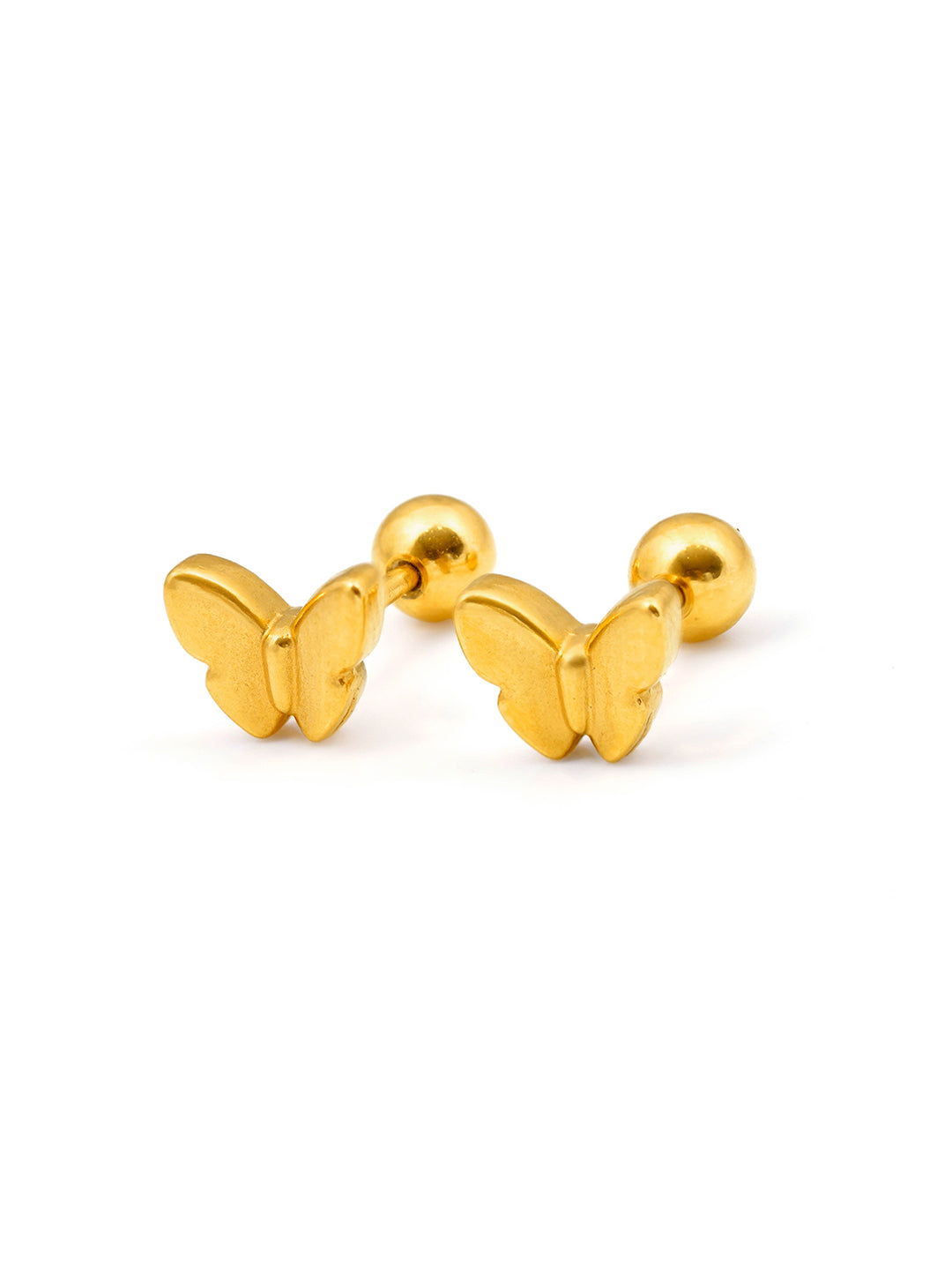 Bill Butterfly 18K Gold Plated Kid's Earrings