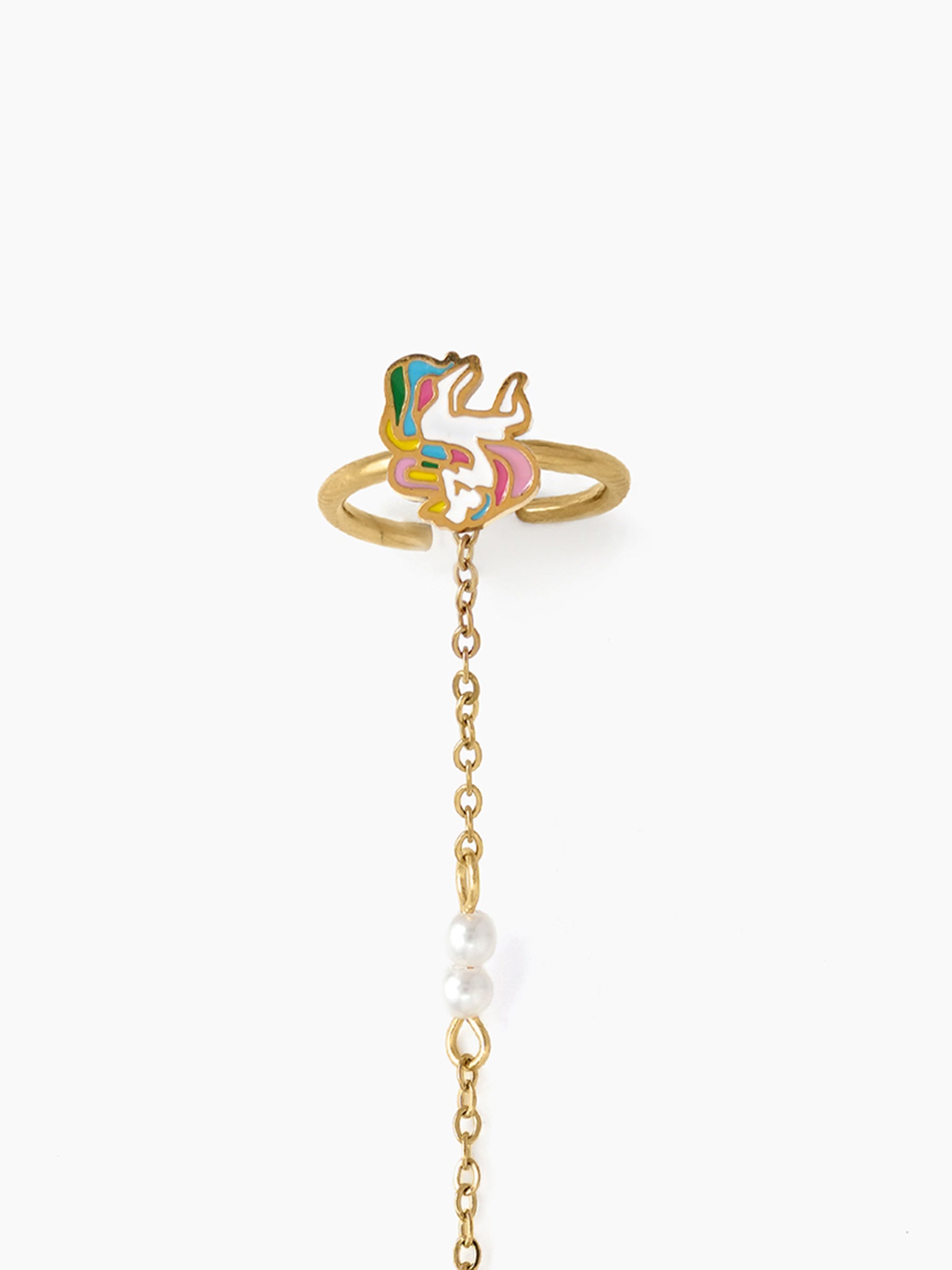 Bini Charms 18K Gold Plated Kid's Ring Bracelet