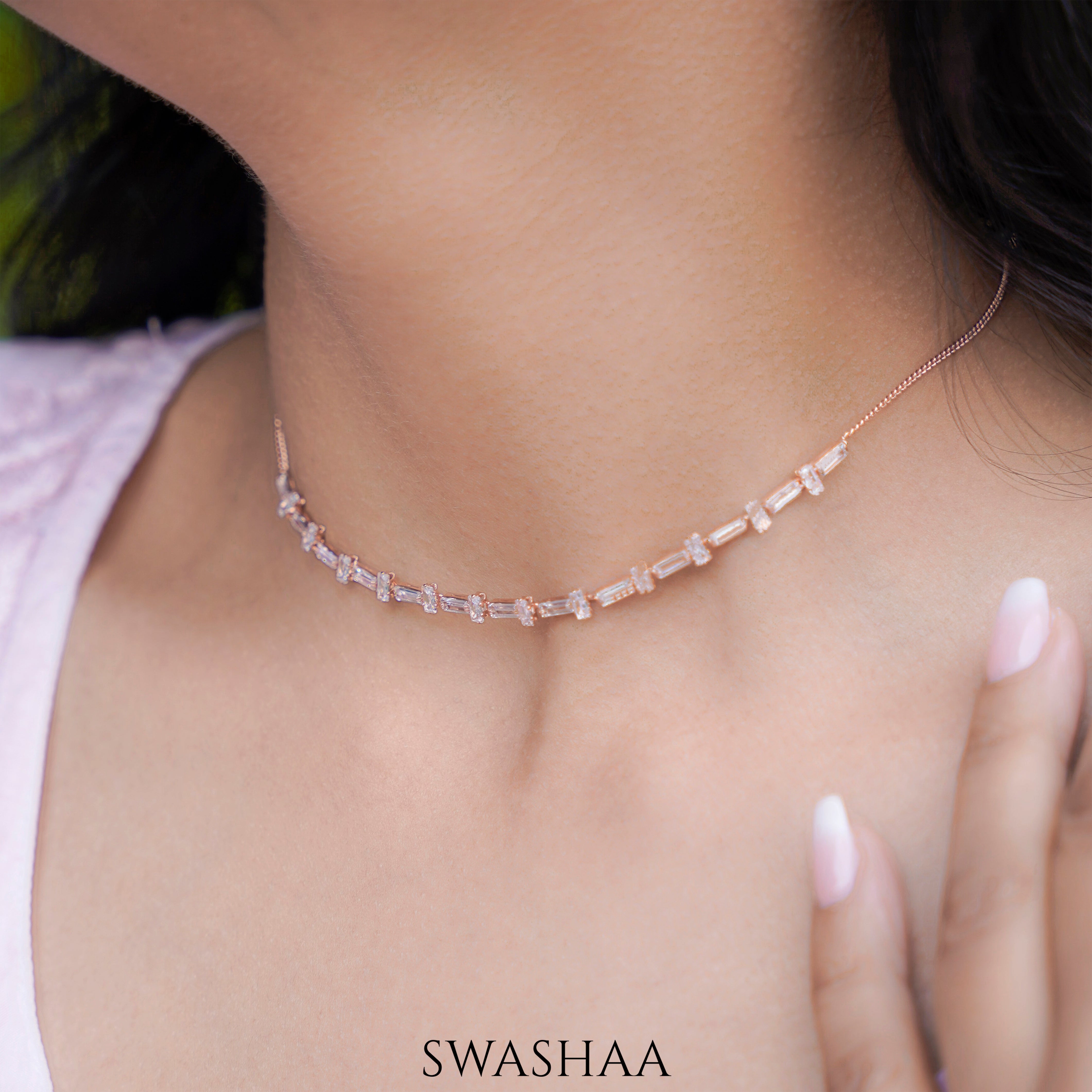 Binny Rosegold Plated Choker