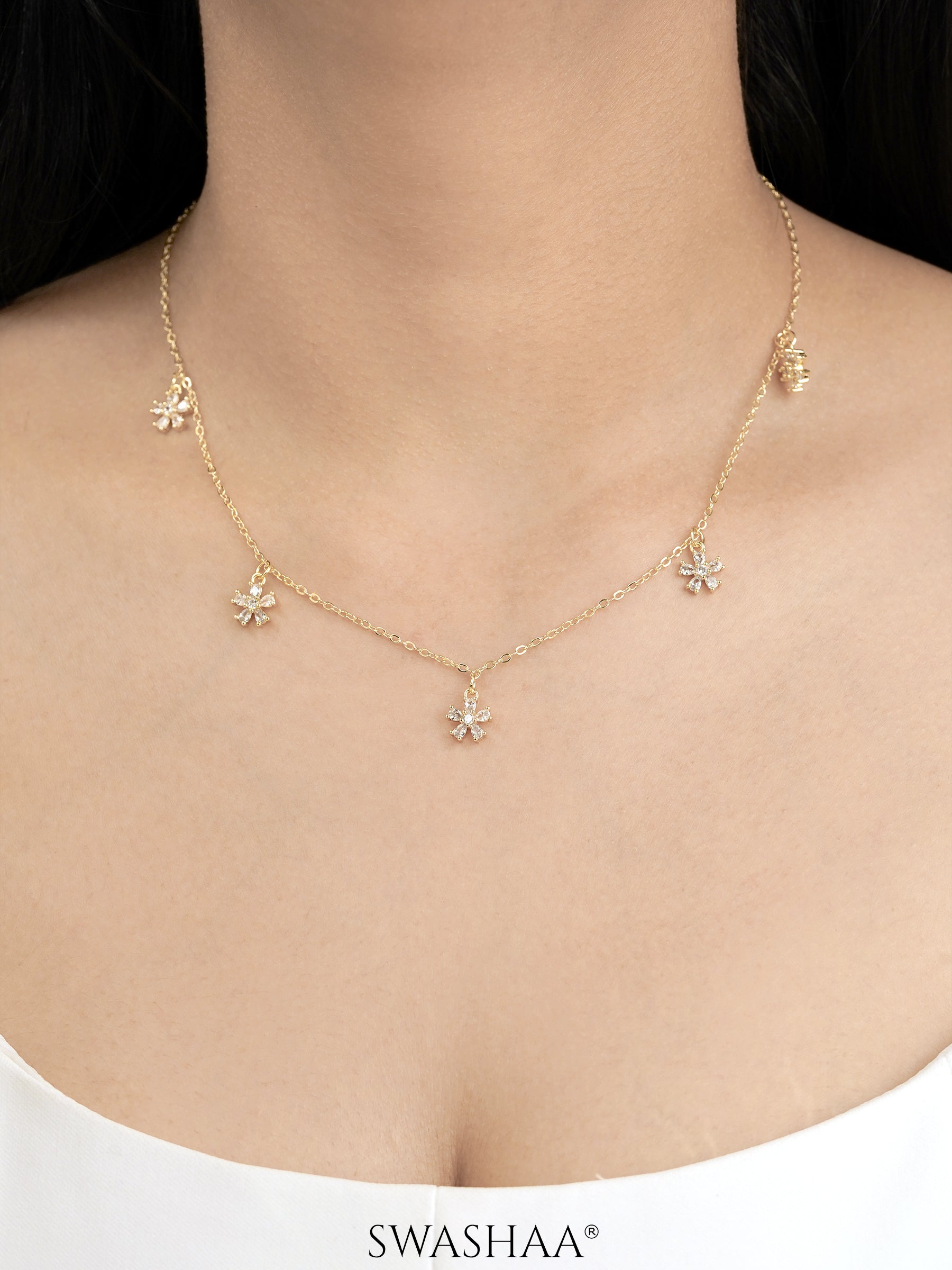 Blossomy 14K Gold Plated Choker