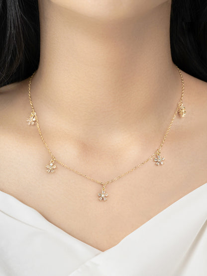 Blossomy 14K Gold Plated Choker