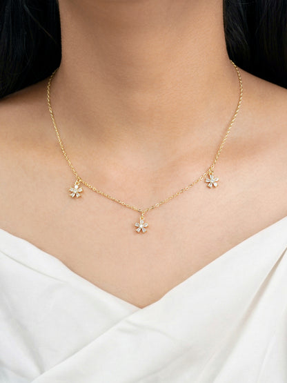 Blossomy 14K Gold Plated Choker - Swashaa