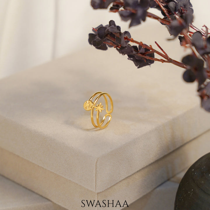 Bodhi 18K Gold Plated Ring