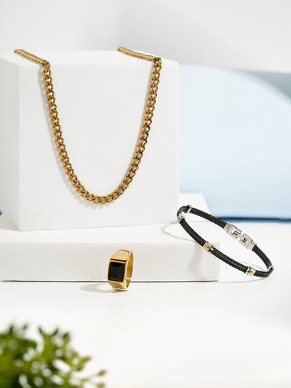 Bold Contrast Men's Set