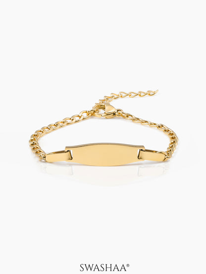 Bold Band Kid's Bar Chain Loose Bracelet
