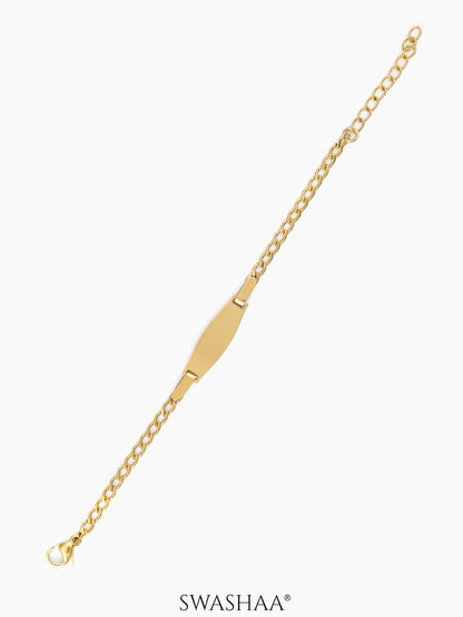 Bold Band Kid's Bar Chain Loose Bracelet