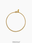 Box Chain 18K Gold Plated 2 MM Men's Bracelet