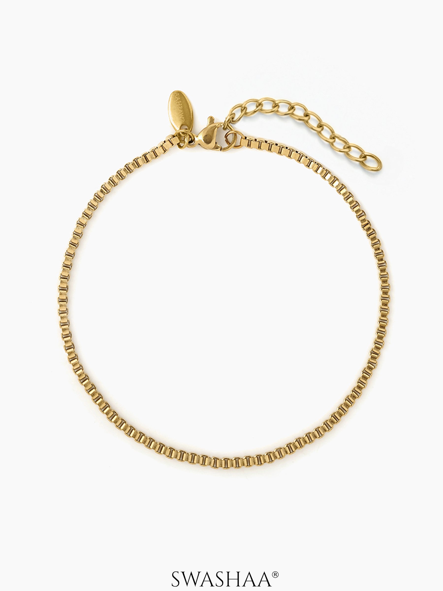 Box Chain 2MM Women's Bracelet