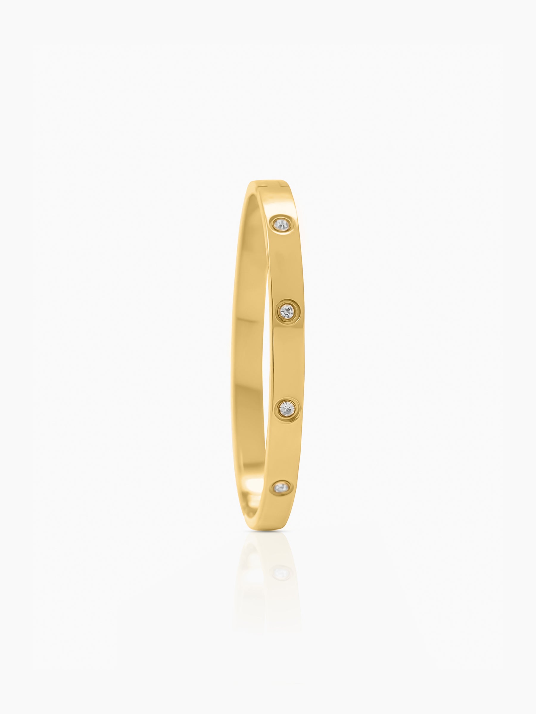 Bree Band Diamond 18K Gold Plated Bracelet
