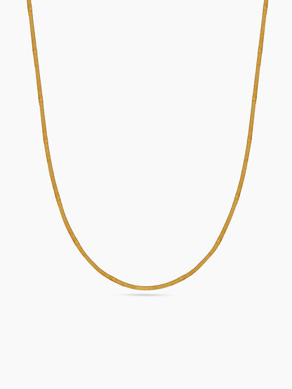 Ravel 18K Gold Plated Women's Snake Chain 