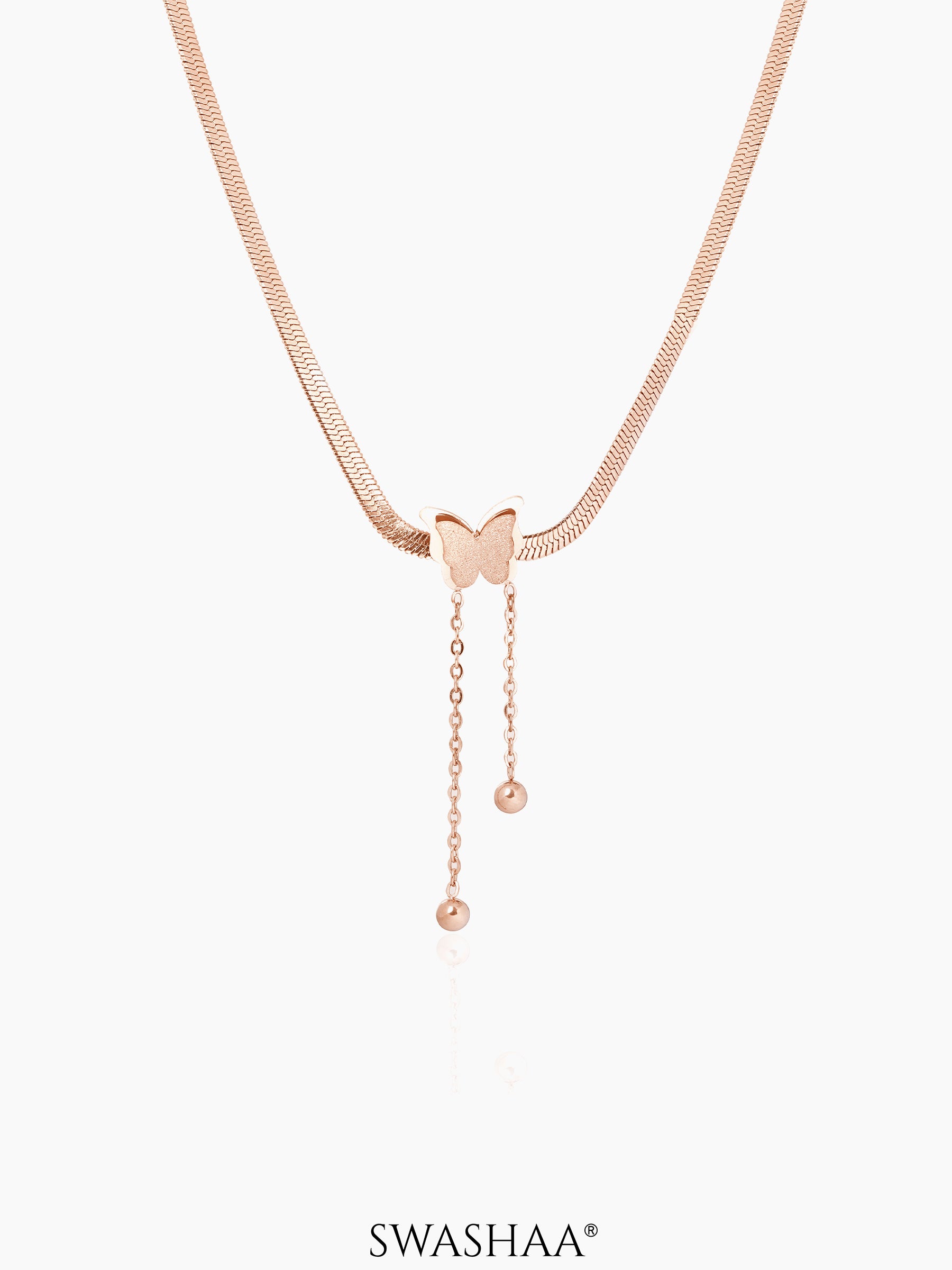 Butterfly Snake Chain Necklace