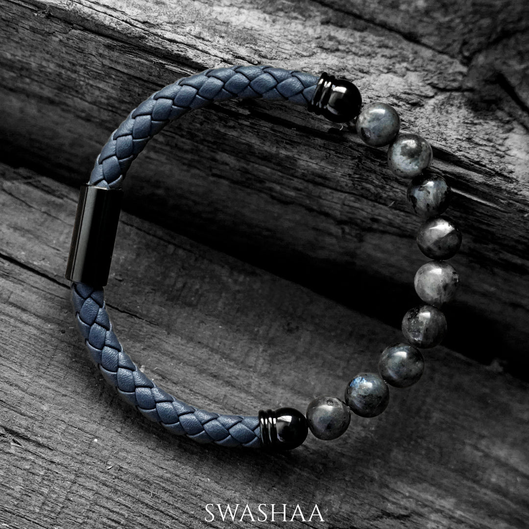 Cadmas Men's Leather Bracelet