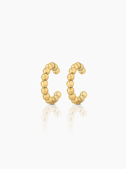 Cairo Beads 18K Gold Plated Ear Cuffs