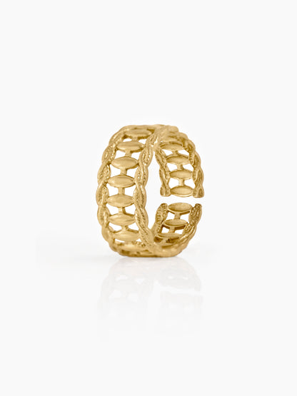 Cala 18K Gold Plated Ring - Swashaa