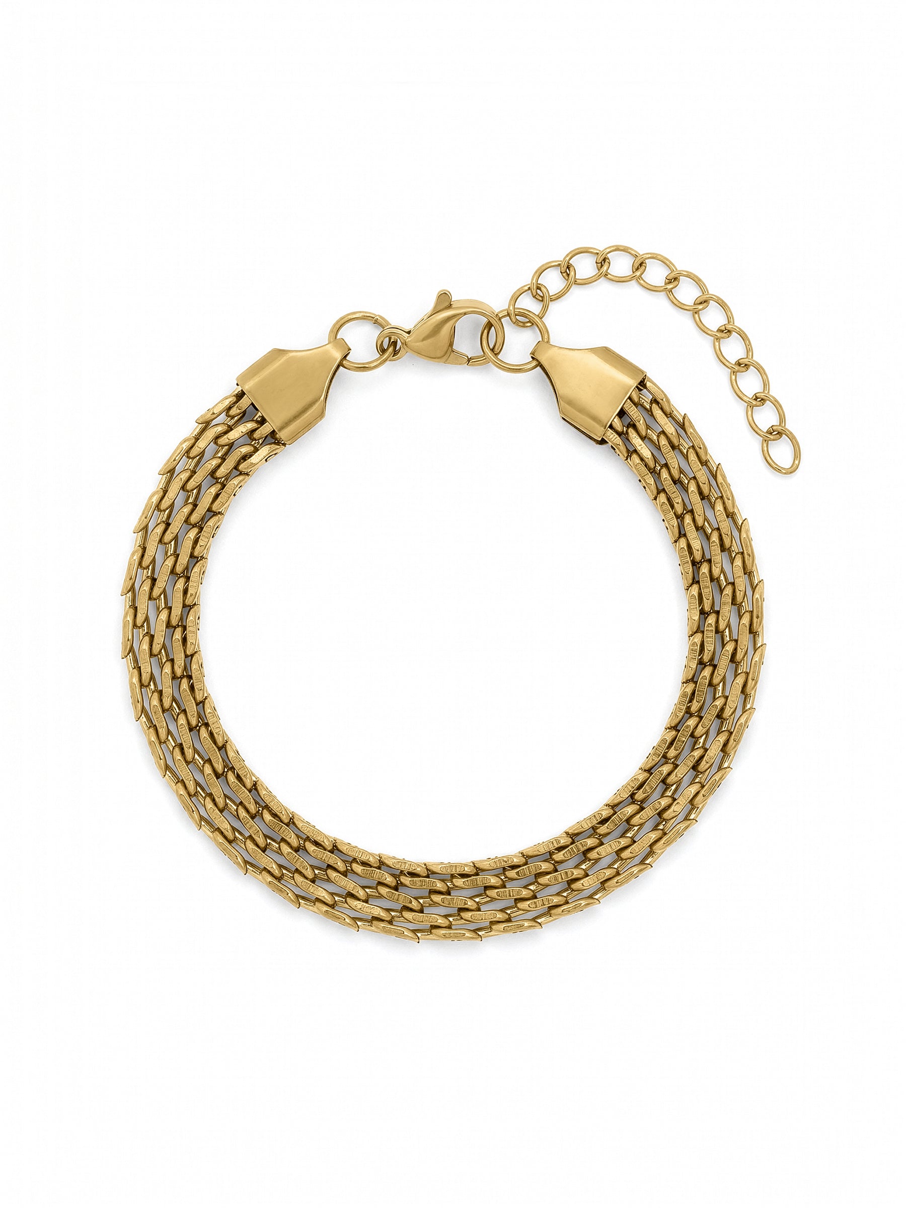 Carina Link 18K Gold Plated Women's Chain Loose Bracelet