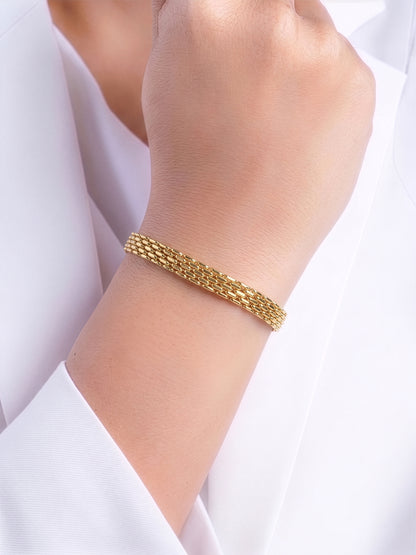 Carina Link 18K Gold Plated Women's Chain Loose Bracelet