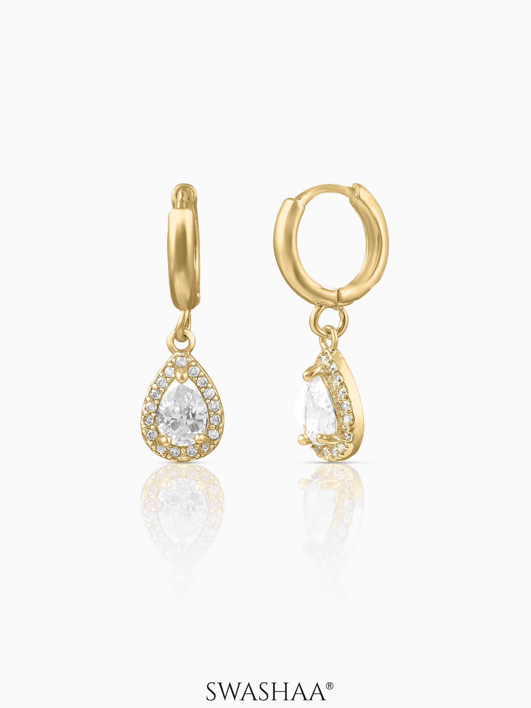 Catalina 18K Gold Plated Hoop Earrings