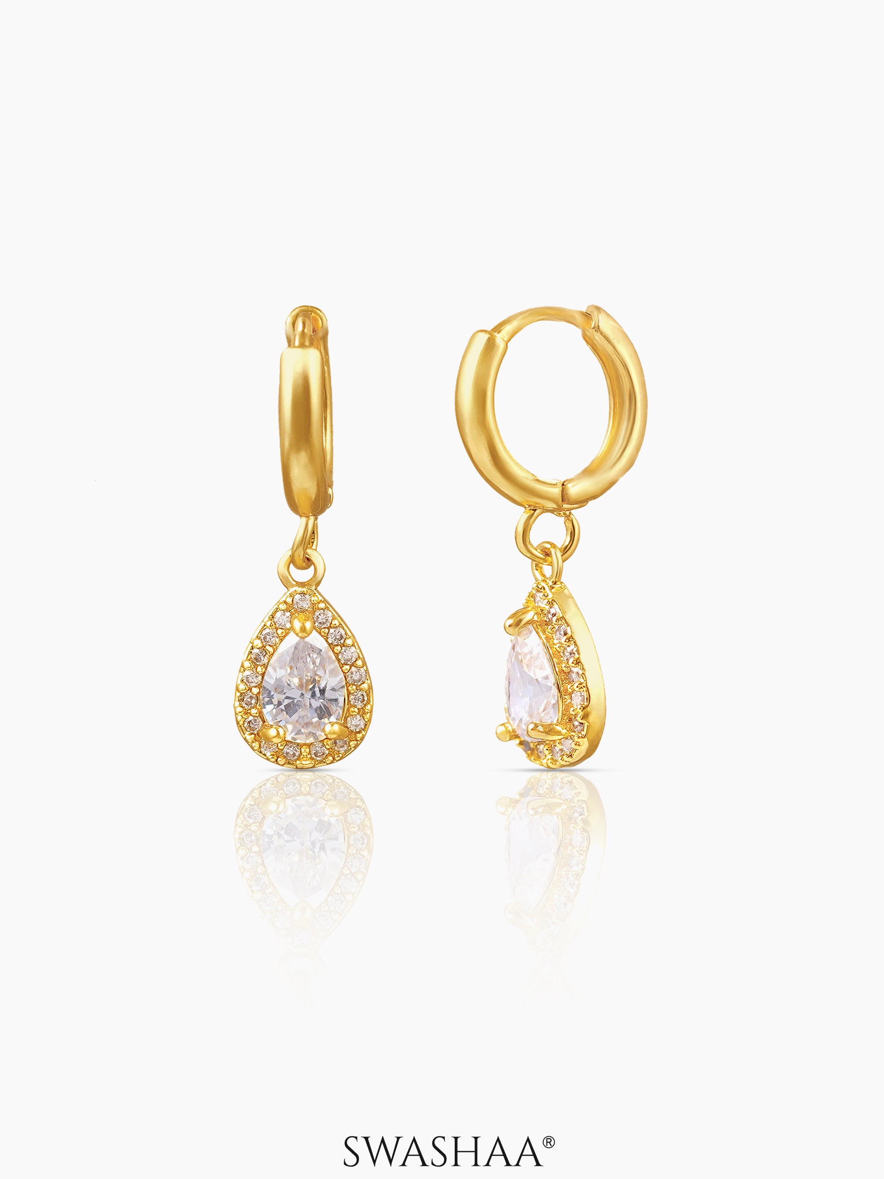 Catalina 18K Gold Plated Hoop Earrings