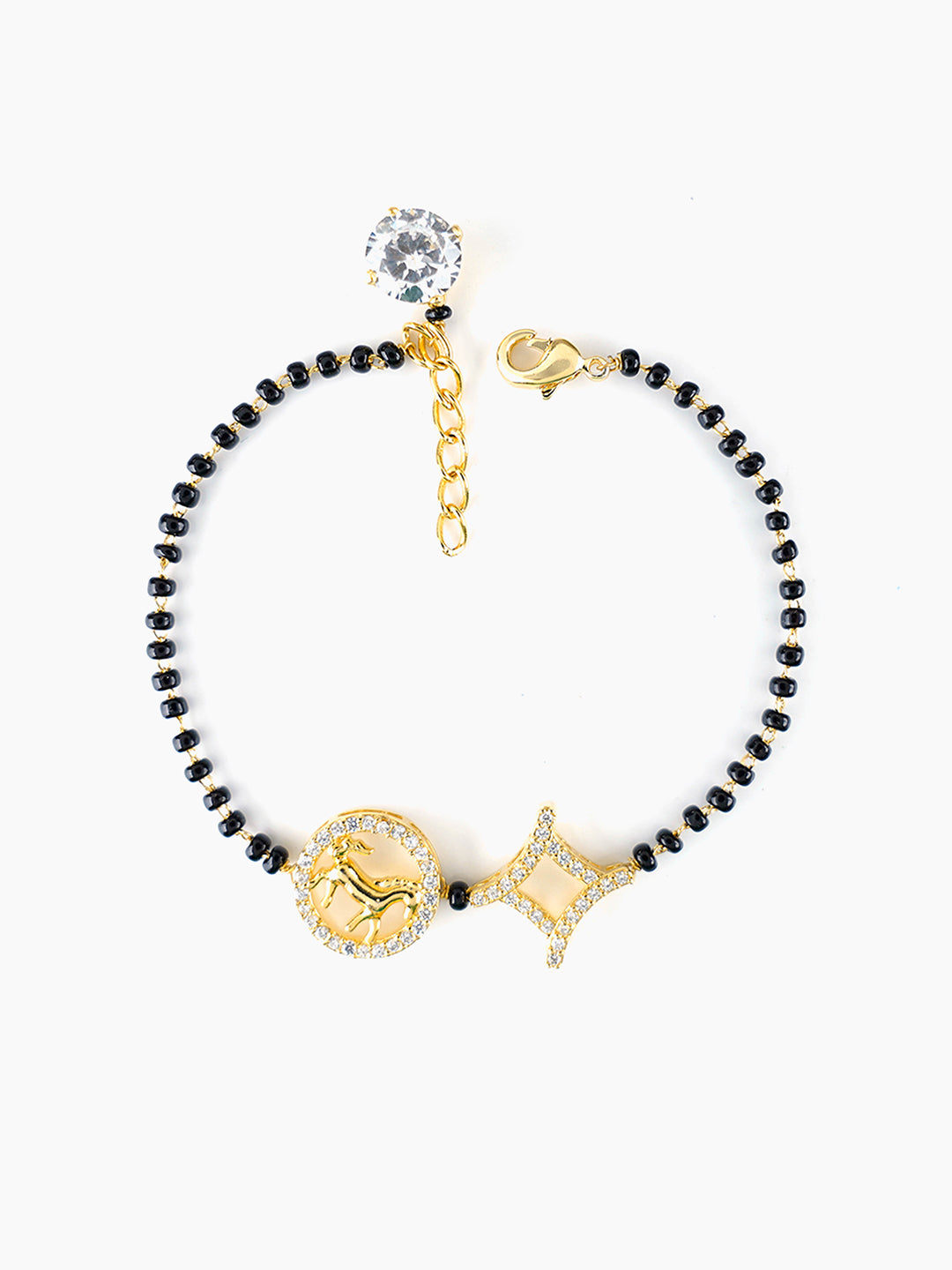 Charvi 18K Gold Plated Mangalsutra Bracelet