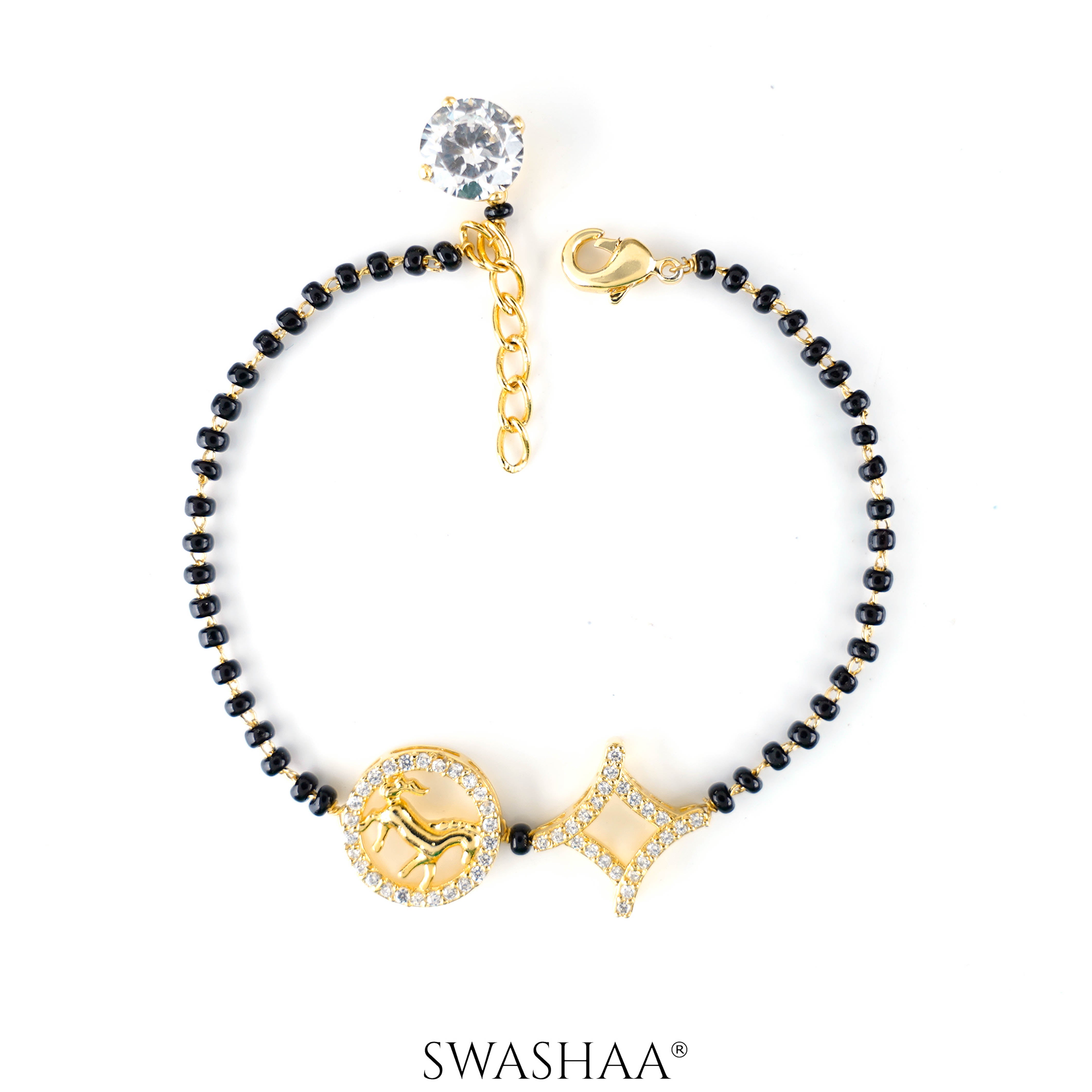 Charvi 18K Gold Plated Mangalsutra Bracelet