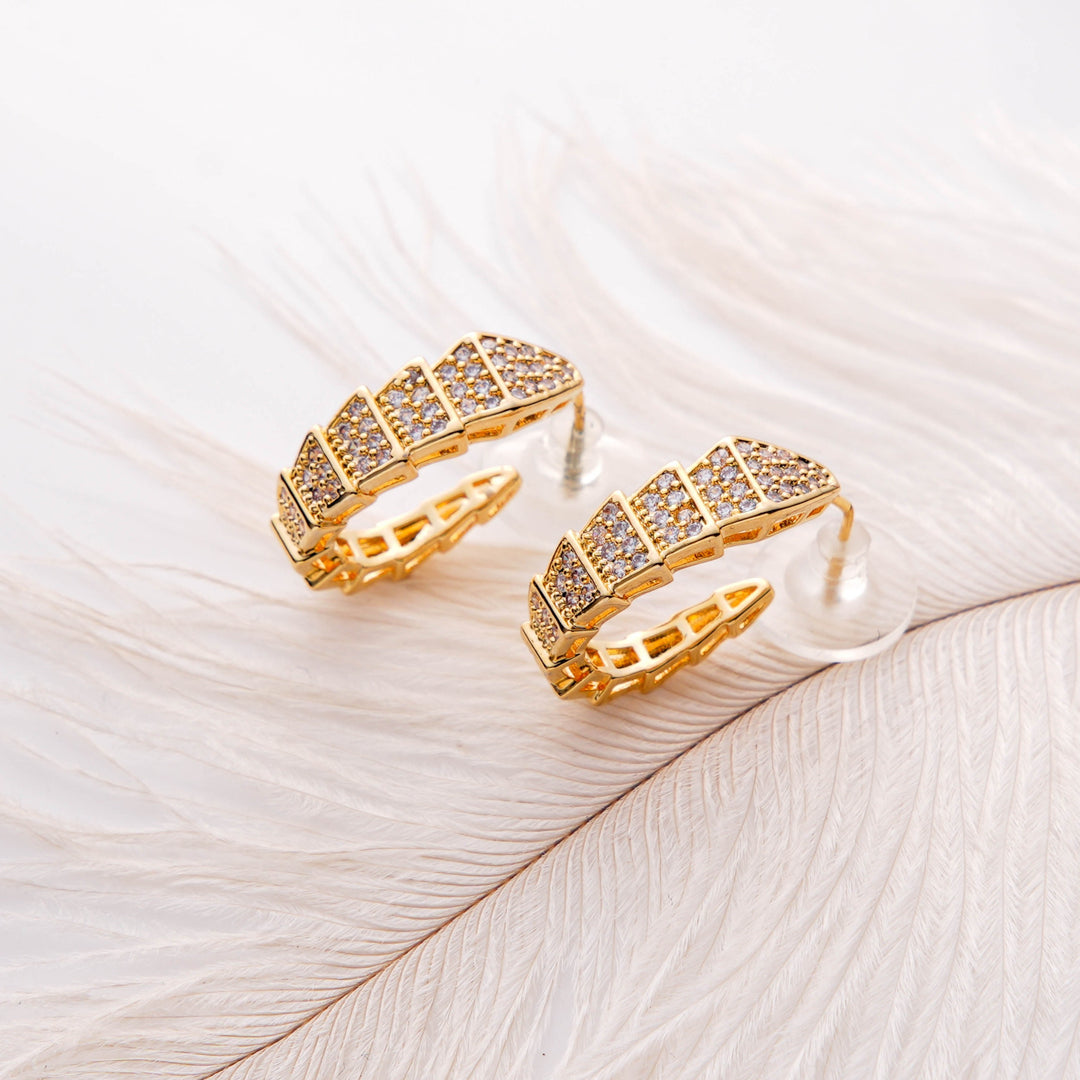 Chiyo 18K Gold Plated Earrings