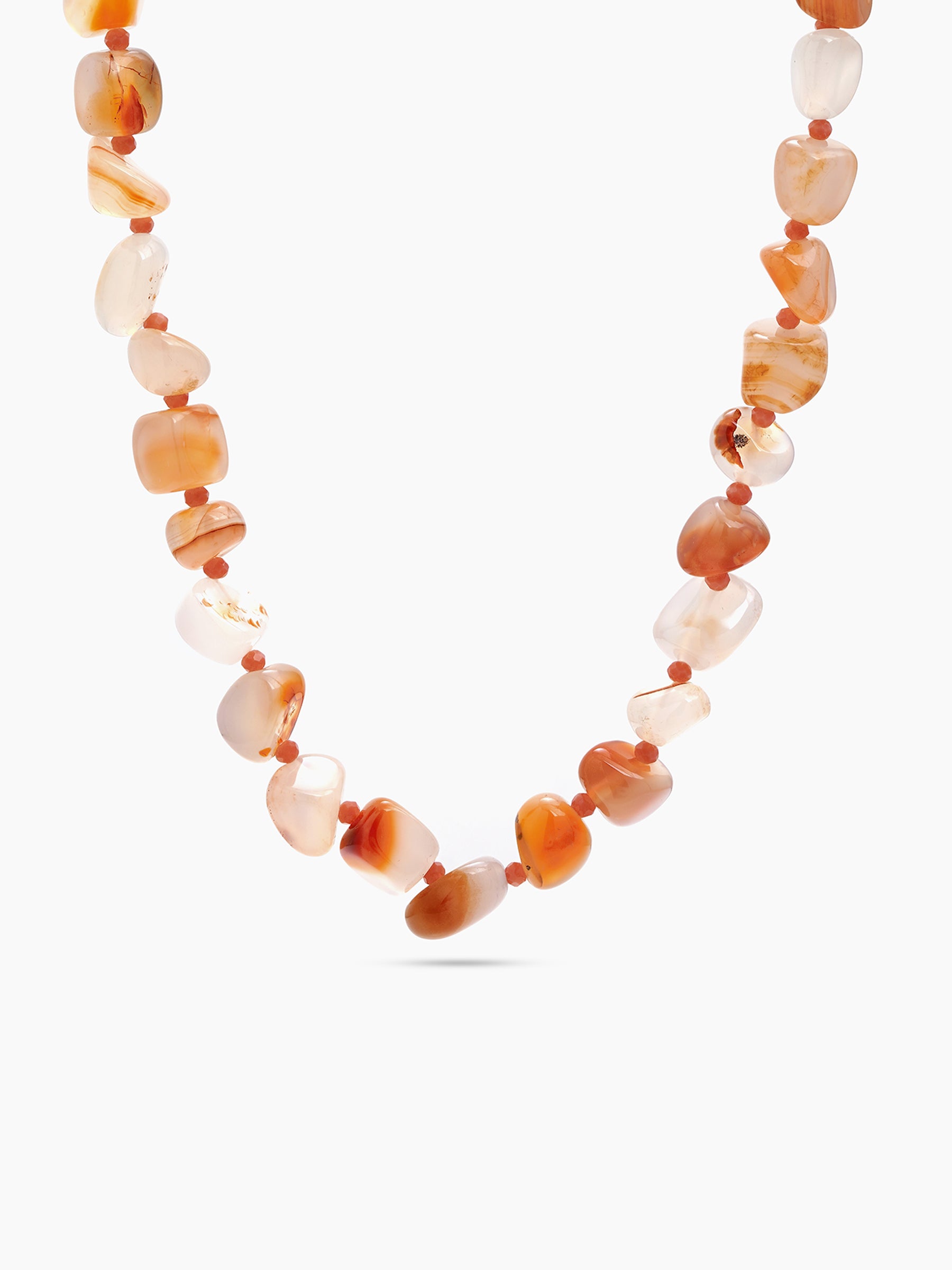 Cleo Peach Women’s Beaded Necklace