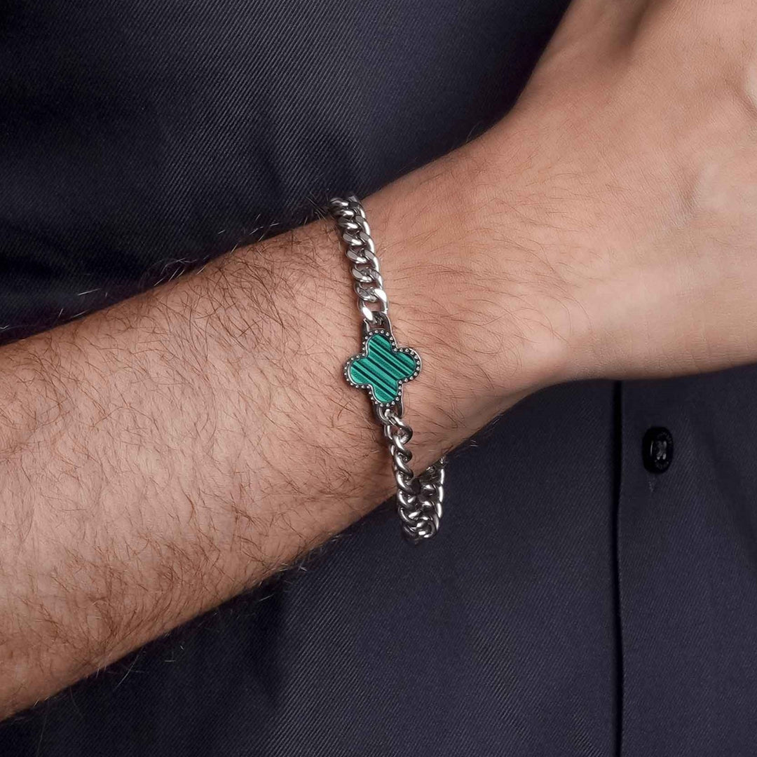 Clover Chain Men's Bracelet