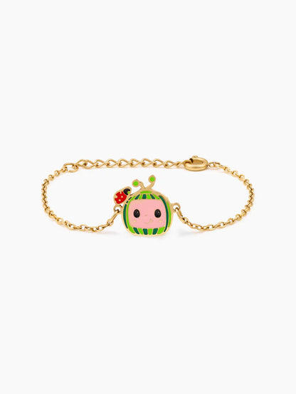 Cocomelon Charm 18K Gold Plated Kid's Loose Bracelet