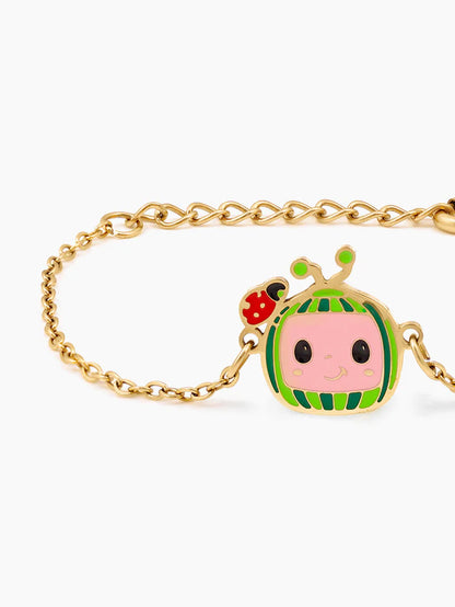 Cocomelon Charm 18K Gold Plated Kid's Loose Bracelet