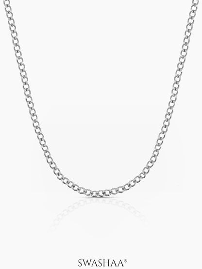 Connel Silver 2 MM Men's Chain
