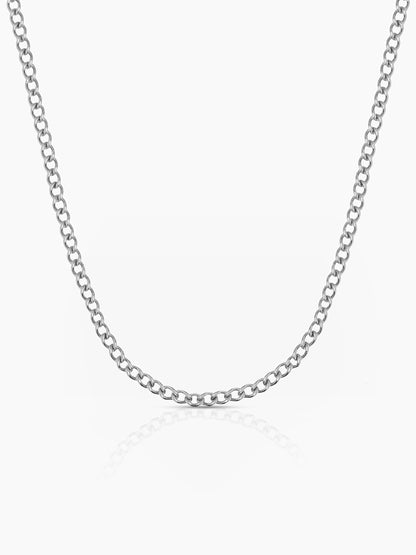 Connel Silver 2 MM Men's Chain