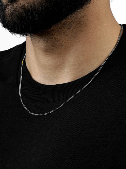 Connel Silver 2 MM Men's Chain