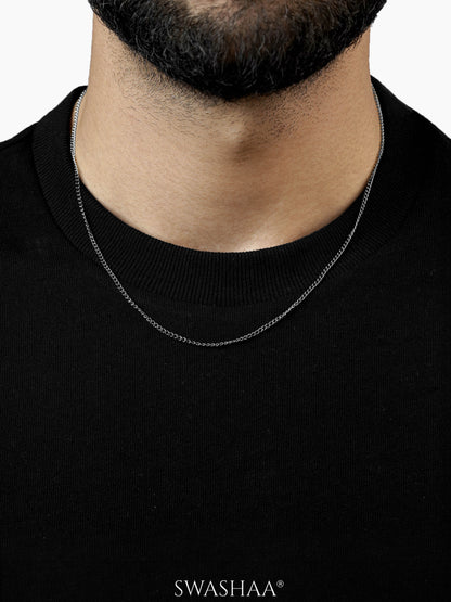 Connel Silver 2 MM Men's Chain